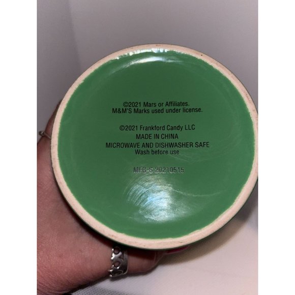 Green M&M Coffee Mug Eat Your Heart Out Darling - Picture 6 of 6